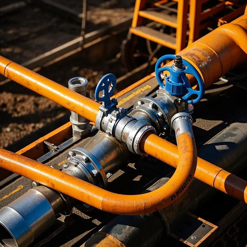 Трубопровід з нержавіючої сталі для обладнання для розвідки нафти та газу